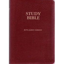 Study Bible KJV Genuine Leather Bound- Black