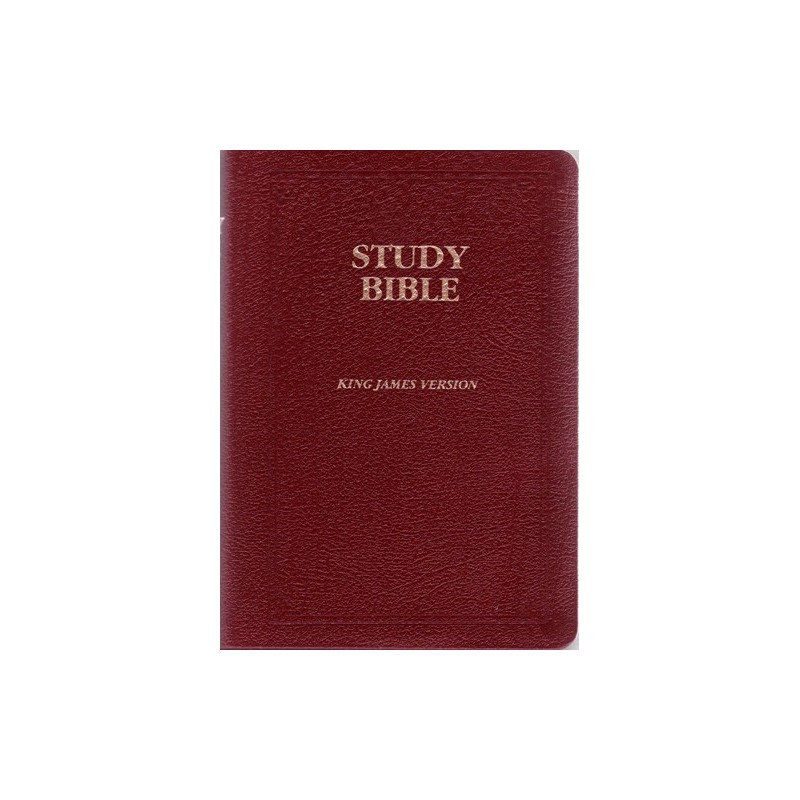 Study Bible KJV Genuine Leather Bound- Black