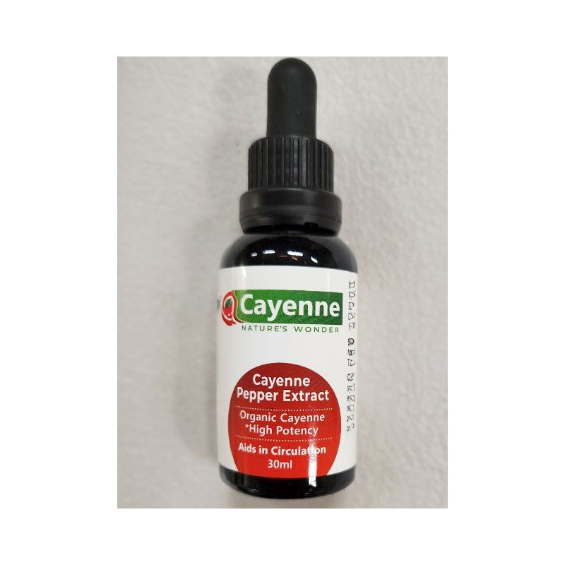 Organic Cayenne Pepper Extract 30ml