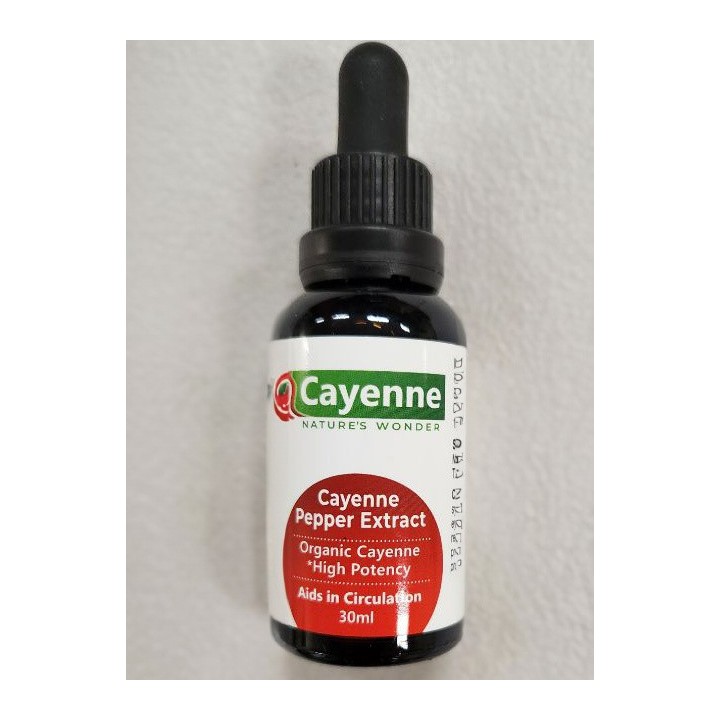 Organic Cayenne Pepper Extract 30ml