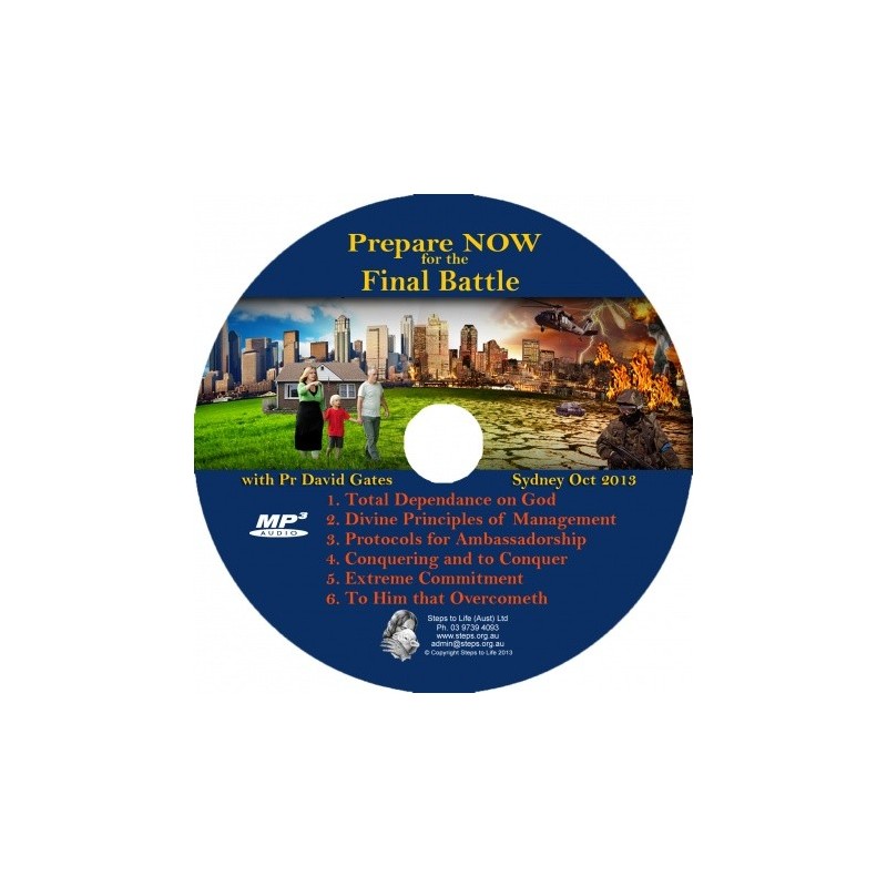 Prepare NOW for the Final Battle MP3 CD