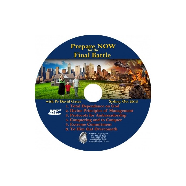 Prepare NOW for the Final Battle MP3 CD