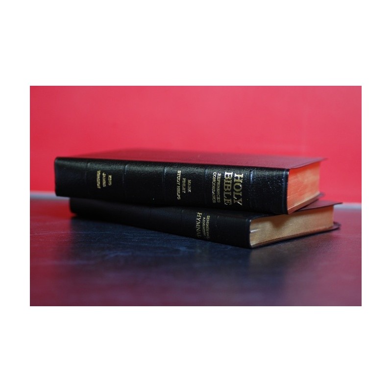 KJV World Heritage Reference Bible + SDA Hymnal set