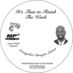 It's Time to Finish the Work MP3 CD