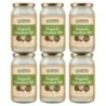 Bulk 6 x 1 Litre Cold Pressed Organic Virgin Coconut Oil in Glas