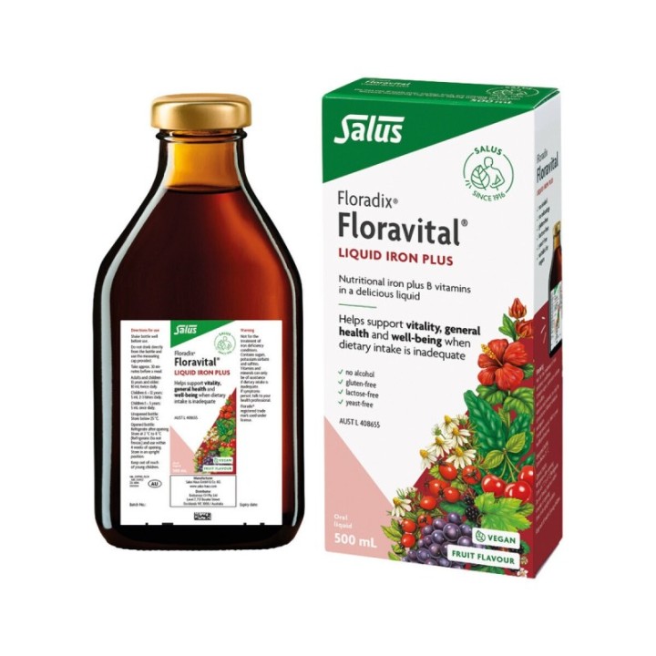 Floradix Floravital (Liquid Iron Plus) Oral Liquid 500ml