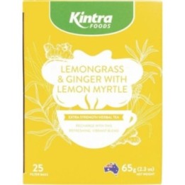 Lemongrass & Ginger with Lemon Myrtle Tea bags (25)