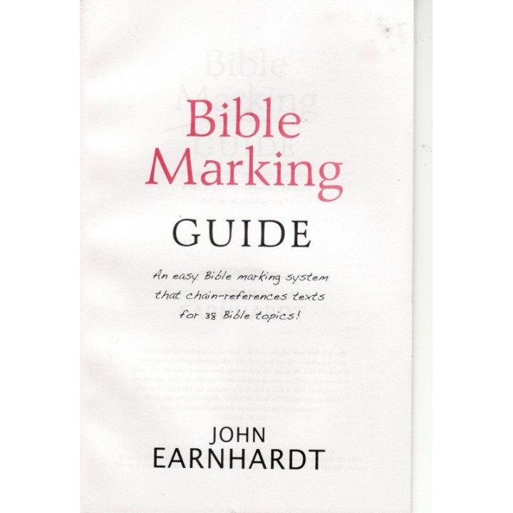 Bible Marking Guide
