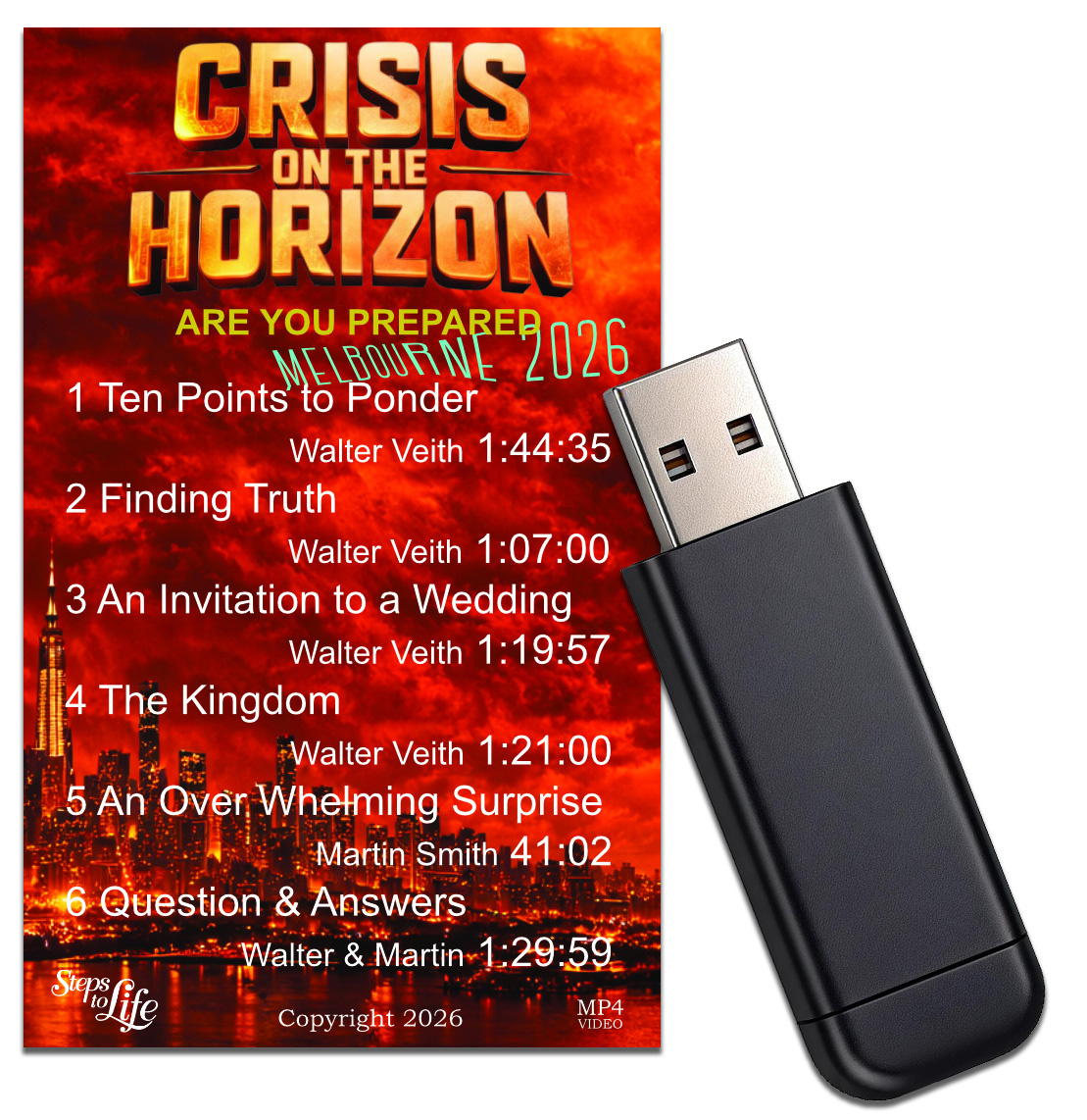 Crisis on the Horizon USB Drive