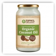 1 Litre Organic Extra Virgin Coconut Oil in Glass (878g)