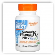 Doctor's Best, Natural Vitamin K2 MK-7 with MenaQ7 100 mug