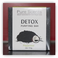 Handmade Charcoal Goat's Milk Soap - Peppermint