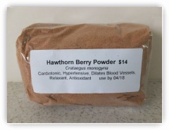 Organic Hawthorn Berry Powder - 200g