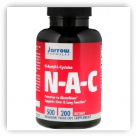 NAC - N Acetyl-L-Cysteine, 500mg 200 Capsules Jarrow Formula