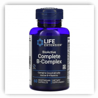 Life Extension, BioActive Complete B-Complex 60 caps
