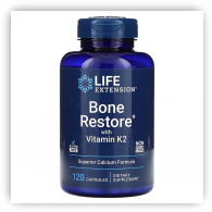 Life Extension Bone Restore with Vitamin K2 120 caps