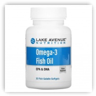 Omega-3 Fish Oil, 1250 mg, 30 Fish Gelatin Softgels