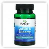 Swanson, Lutein & Bilberry, 120 Softgels