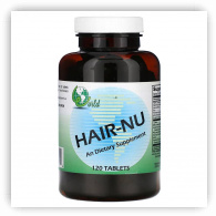 World Organic, HAIR-NU, 120 Tablets