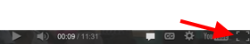 click the button on the lower right corner of the vidoe to enlarge